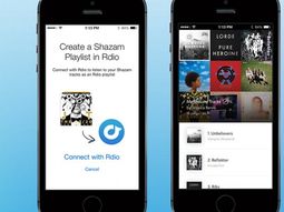 Shazam se une a Rdio y se convierte en competencia para Spotify