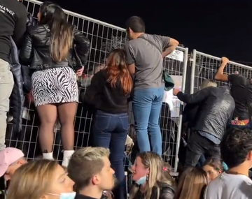 Se desmadró el recital de Daddy Yankee en Chile