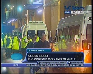 El paro de UTA también se sintió en el Superclásico