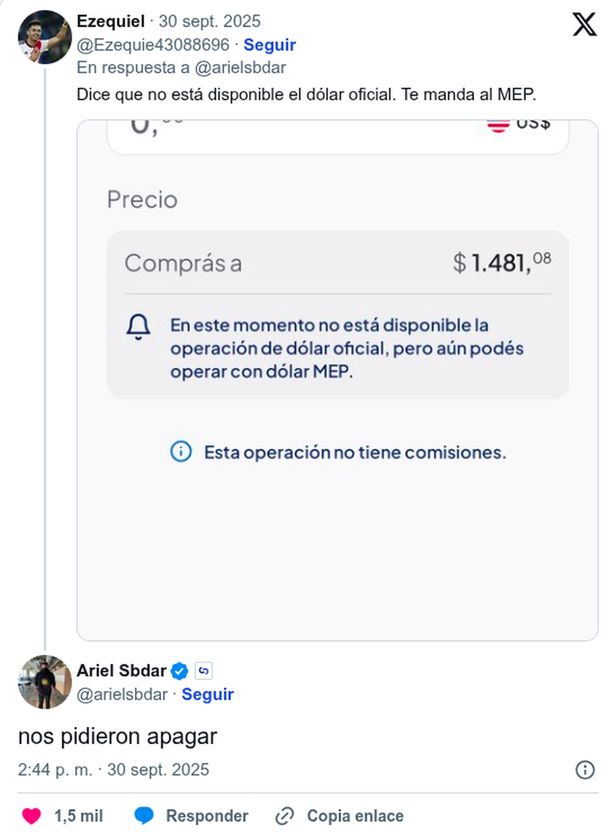 Las billeteras virtuales suspendieron la venta del dólar oficial: qué dijo el Banco Central