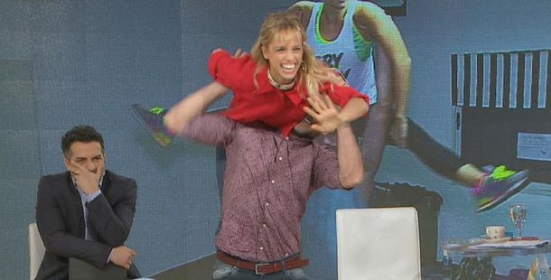 Con un jugado truco, Lucas Bertero se preparó para el Bailando con Mariana Fabbiani