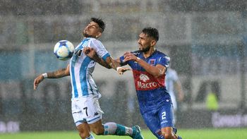 racing y tigre empataban cuando el juez suspendio el partido por la lluvia racing y tigre empataban cuando el juez suspendio el partido por la lluvia