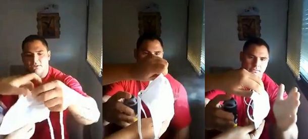 ¿Qué tan efectivos son los barbijos caseros? El video que muestra su ineficacia