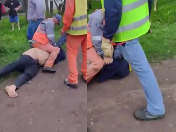 Vecinos capturaron a un ladrón, lo desnudaron y lo entregaron a la Policía: Ponete a laburar