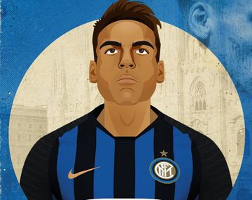 El Inter le dio una particular bienvenida a la joya argentina