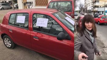 video: le taparon la salida del garage, la escracho y filmo la insolita pelea video: le taparon la salida del garage, la escracho y filmo la insolita pelea