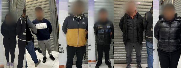 Dos mujeres y cuatro hombres fueron detenidos Dos mujeres y cuatro hombres fueron detenidos