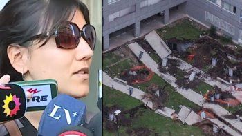 vecina del complejo que se derrumbo en parque patricios denuncio robos: departamentos reventados vecina del complejo que se derrumbo en parque patricios denuncio robos: departamentos reventados