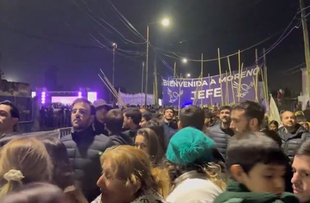 Un gran número de personas se retiró del predio mientras aún hablaba Javier Milei: el motivo