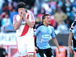 Pavone lamenta el penal errado aquella tarde en el Monumental Pavone lamenta el penal errado aquella tarde en el Monumental