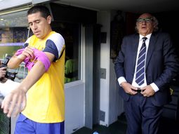 tres meses despues, volvio riquelme: tenemos la ilusion de pelear el torneo tres meses despues, volvio riquelme: tenemos la ilusion de pelear el torneo