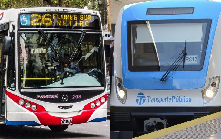 Aumentan trenes y colectivos del AMBA desde este lunes