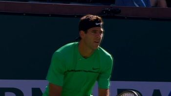 Del Potro trabajó, pero se impuso con autoridad Del Potro trabajó, pero se impuso con autoridad