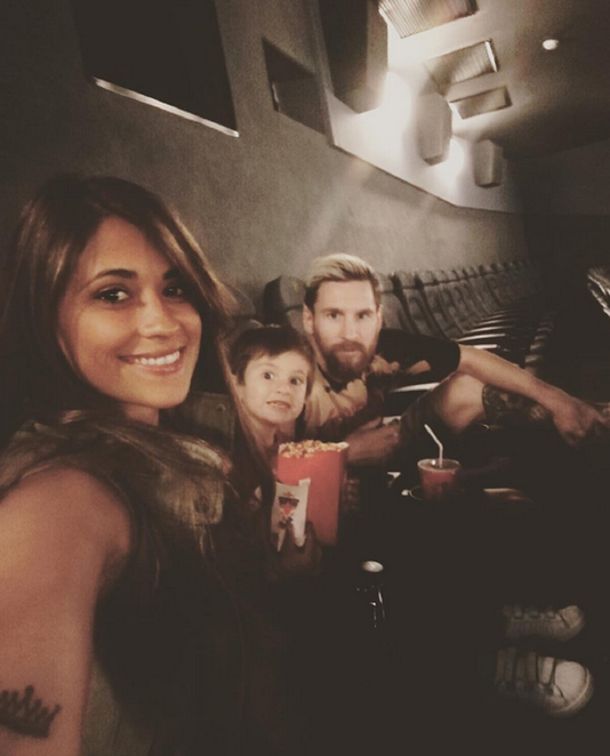 Lionel Messi y su familia