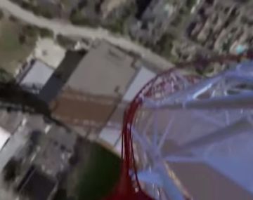 Mirá la montaña rusa más alta del mundo