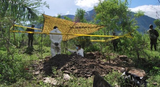 Horror en Colombia: hallan restos de 62 personas en una fosa común