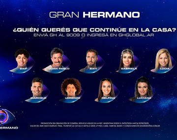 Cómo votar gratis al nominado que querés que se quede en Gran Hermano