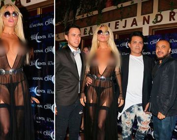 Vicky Xipolitakis, casi desnuda