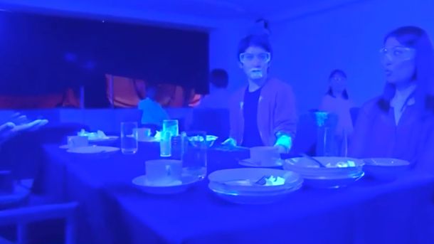 VIDEO: Así se esparce el coronavirus en los restaurantes