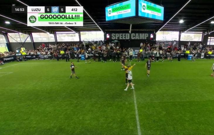 Luzu Tv y 412 se enfrentaron en el gran partido del streaming