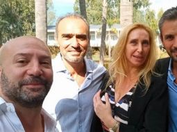 Diego Spagnuolo, Eduardo “Lule” Menem, Karina Milei y Martín Menem&nbsp;