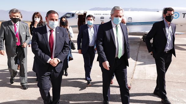 El Presidente arrib&oacute; a La Rioja