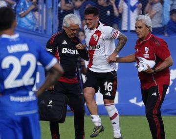 Se confirmó la lesión de Bustos: qué tiene y cuándo podría volver en River