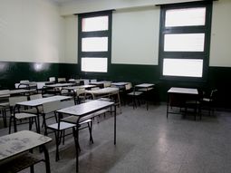 Aulas vacías en gran parte del país por el paro docente