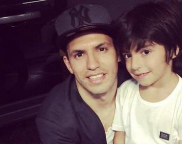 Agüero está en la Argentina: la sorpresa que le hizo a su hijo Benjamín