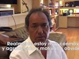 El aliento de Scioli a la militancia: Pongamos lo mejor y saldrá todo bien