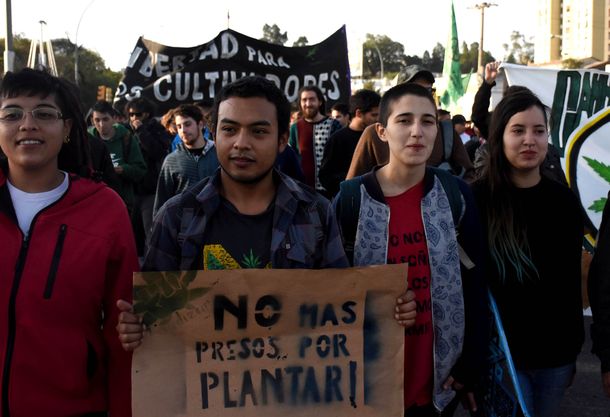 Las fotos de la marcha mundial de la marihuana en todo el país