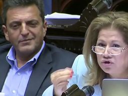 Superministro con poderes: el video viral de Massa y la botella en Diputados