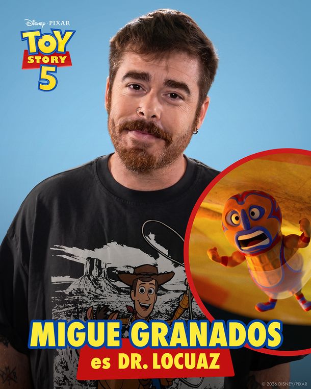 Es oficial: Migue Granados se suma a Toy Story 5 y cumple el gran sueño de su vida