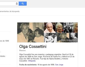 El error de Google: ¿escribió mal el nombre de la mujer argentina que homenajea?