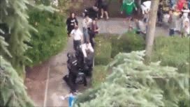 Los ultras del Legia Varsovia produjeron incidentes en Madrid Los ultras del Legia Varsovia produjeron incidentes en Madrid