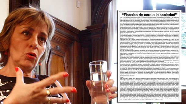 Fiscales defienden a Gils Carbó y denuncian una campaña de criminalización de la gestión del ministerio público