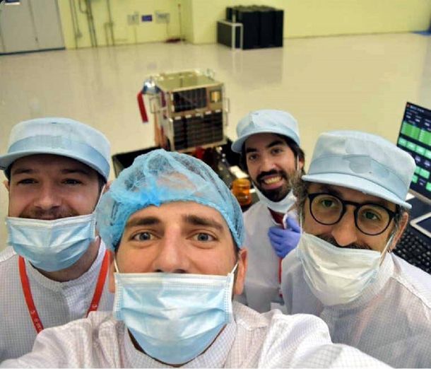 Fue lanzado y contactado sin problemas Milanesat