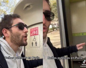 Argentino en París se sorprendió por el estado de los baños públicos y es viral