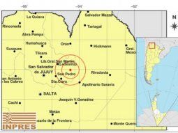 Se registró un fuerte temblor de 4.8 en distintos puntos de Jujuy