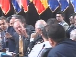 Su célebre ¡Pero, por qué no te callas! a Hugo Chávez