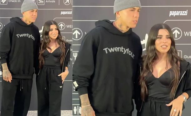 Enzo Fernández y Valentina Cervantes presentaron su marca de ropa: cuánto salen las prendas