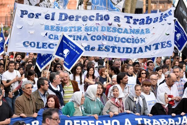 La marcha de la resistencia, en fotos