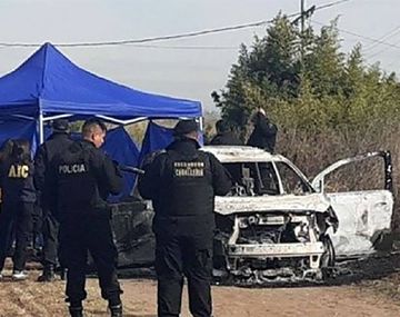 Hallaron a un embarazada de nueve meses asesinada a balazos y quemada