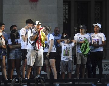 La familia de Lucas González reclamó Justicia