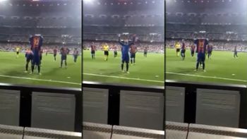 en primera persona: asi se vivio el historico festejo de lionel messi desde la tribuna en primera persona: asi se vivio el historico festejo de lionel messi desde la tribuna