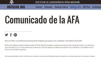 la afa desafia a la igj y no suspende las elecciones del 30 de junio la afa desafia a la igj y no suspende las elecciones del 30 de junio