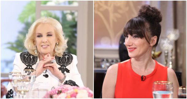 Mirtha Legrand y la actiriz Jorgelina Aruzzi