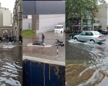 Fuerte temporal en Mar del Plata