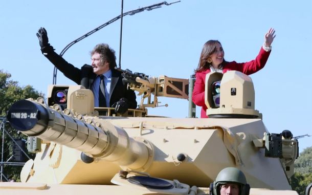 Javier Milei y Victoria Villarruel el 9 de julio de 2024.