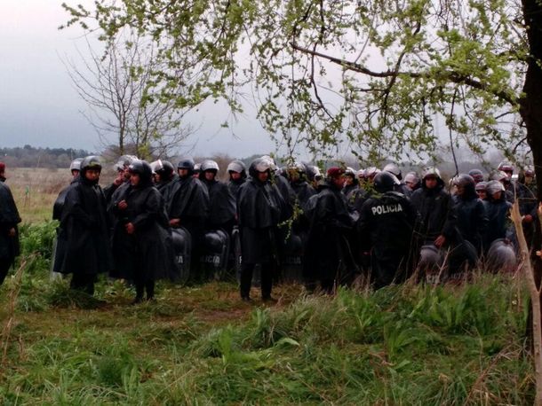 La Policía bonaerense desalojó el predio tomado de Moreno